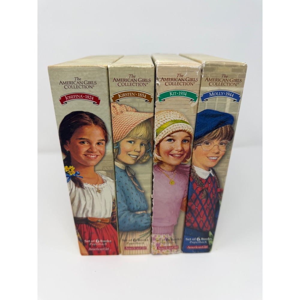 American Girl Collection 4 Box Set 24 Books Josefina Kirsten Kit Molly Paperback